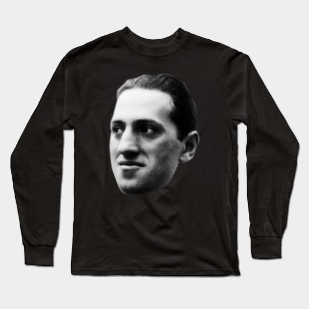 George Gershwin Long Sleeve T-Shirt by TheMusicophile